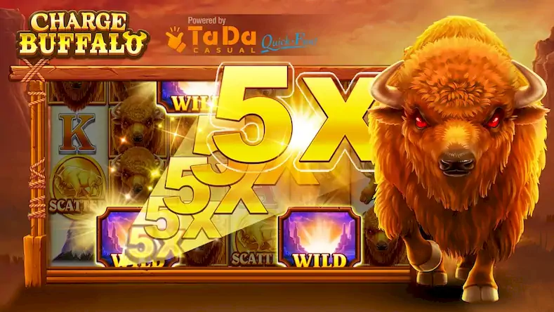 Скачать Charge Buffalo Slot-TaDa Games Взломанная [MOD Бесконечные деньги] APK на Андроид