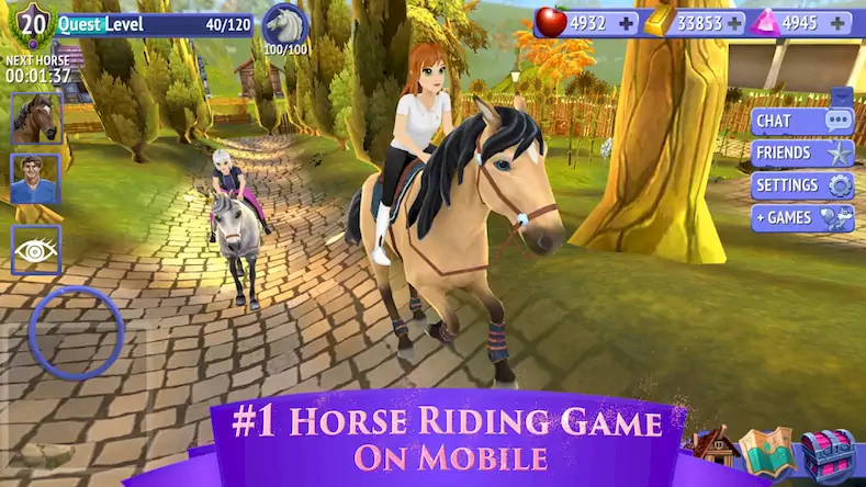 Скачать Horse Riding Tales: Дикий пони Взломанная [MOD Бесконечные деньги] APK на Андроид