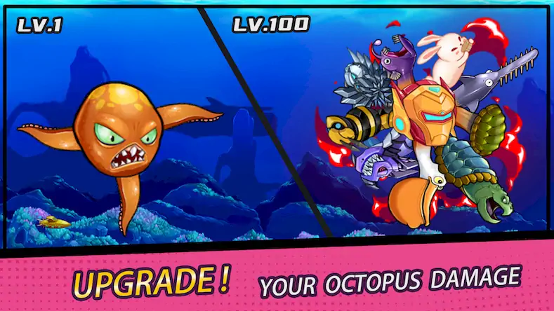 Скачать Crazy Octopus Взломанная [MOD Unlocked] APK на Андроид