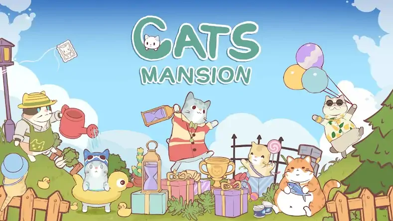 Скачать Cats Mansion: Cat Games Взломанная [MOD Всё открыто] APK на Андроид