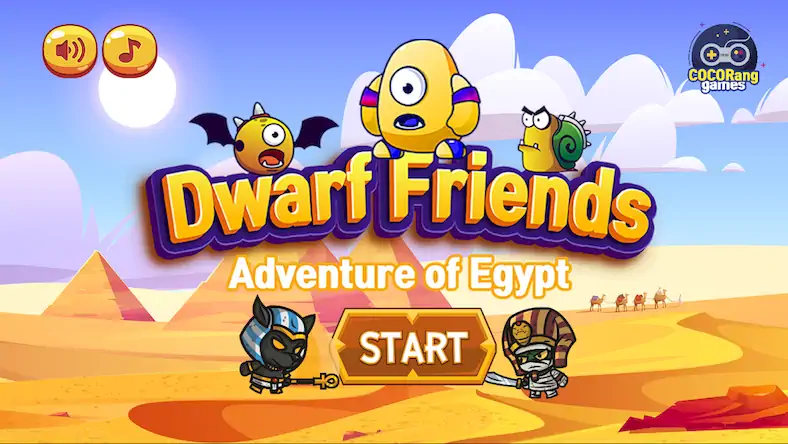 Скачать Dwarf Friends : in Egypt Взломанная [MOD Бесконечные деньги] APK на Андроид