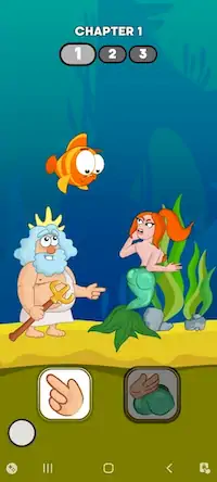 Скачать Neptune vs Mermaid: Fish Prank Взломанная [MOD Всё открыто] APK на Андроид
