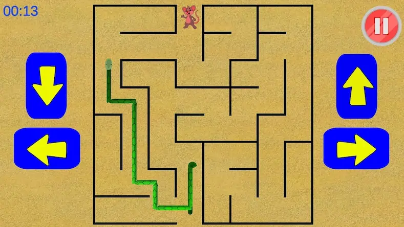 Скачать Snake Maze game Взломанная [MOD Бесконечные монеты] APK на Андроид