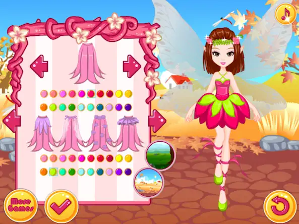 Скачать Феи одевалки: Игры для девочек Взломанная [MOD Много монет] APK на Андроид