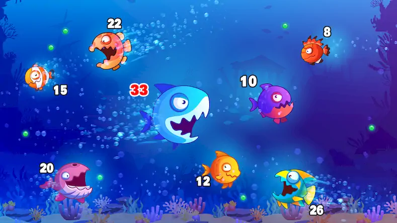 Скачать Eat Fish.IO : Aquarium Battle Взломанная [MOD Бесконечные монеты] APK на Андроид