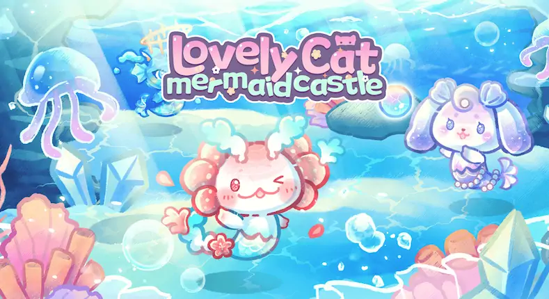 Скачать Lovely Cat Mermaid Castle Взломанная [MOD Unlocked] APK на Андроид