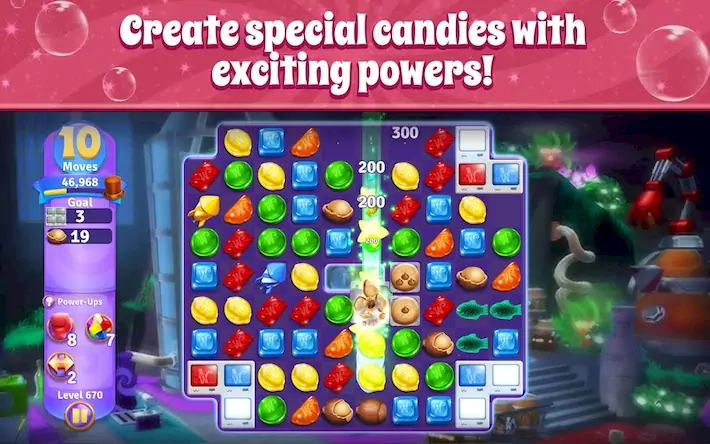 Скачать Wonka's World of Candy Match 3 Взломанная [MOD Unlocked] APK на Андроид