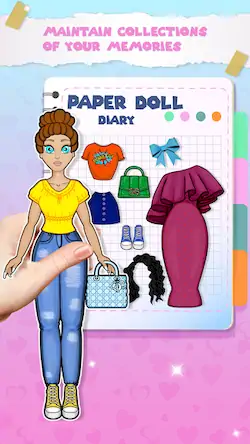 Скачать Paper Doll DIY Dress up Games Взломанная [MOD Много денег] APK на Андроид