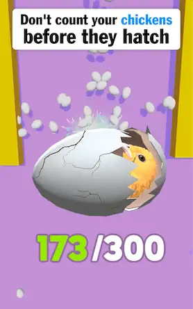 Скачать Eggs & Chickens: Cut Rope Game Взломанная [MOD Бесконечные монеты] APK на Андроид