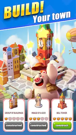 Скачать Piggy GO - Битва за Монеты Взломанная [MOD Бесконечные монеты] APK на Андроид