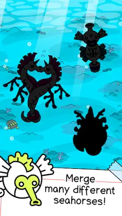 Скачать Seahorse Evolution: Sea Mutant Взломанная [MOD Бесконечные монеты] APK на Андроид