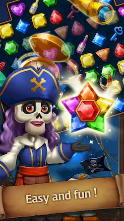 Скачать Jewels Ghost Ship: jewel games Взломанная [MOD Бесконечные деньги] APK на Андроид