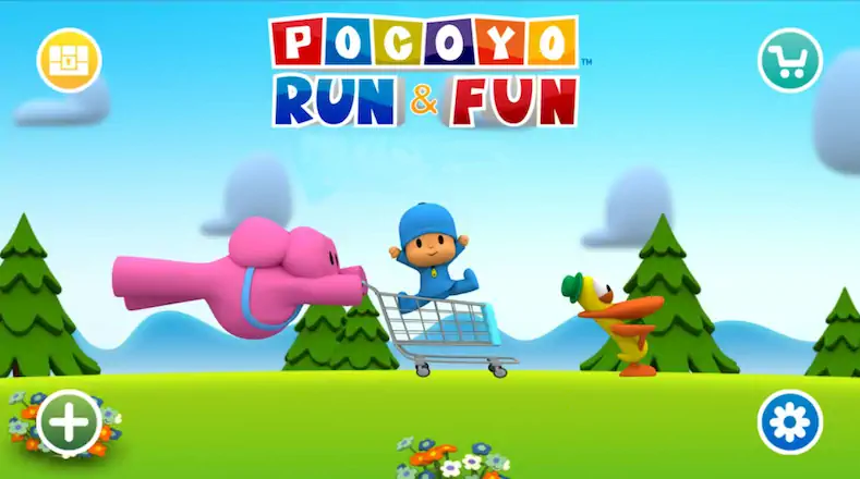 Скачать Pocoyo Run & Fun Взломанная [MOD Много денег] APK на Андроид
