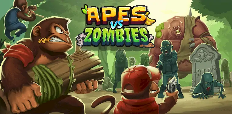 Скачать Apes vs. Zombies Взломанная [MOD Бесконечные монеты] APK на Андроид