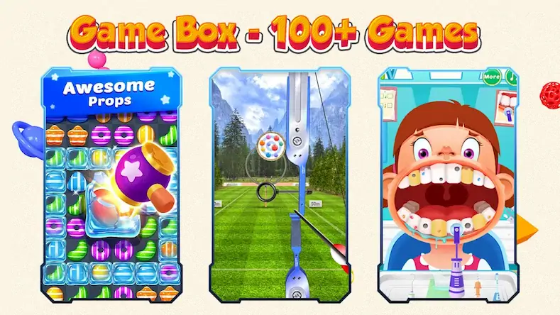 Скачать Game Box - 100+ Games Взломанная [MOD Много монет] APK на Андроид