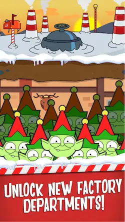 Скачать Santa’s Capitalist Factory Взломанная [MOD Много монет] APK на Андроид