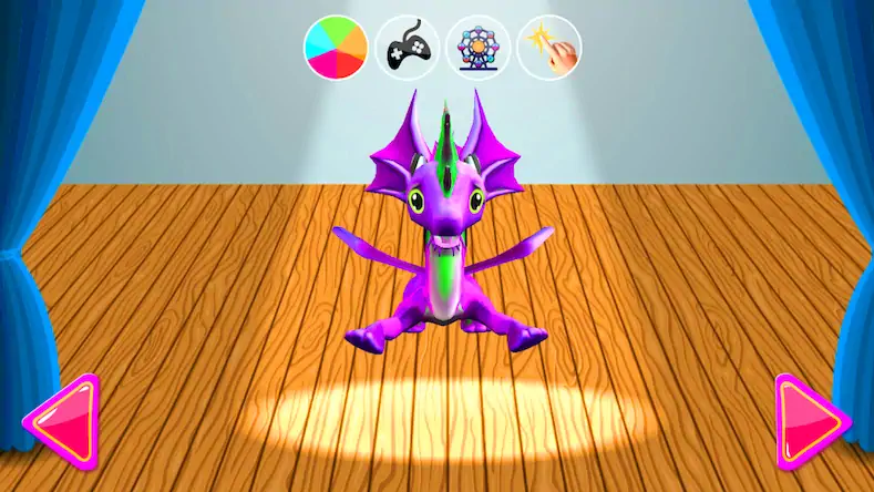 Скачать Talking Dragon Family Взломанная [MOD Всё открыто] APK на Андроид