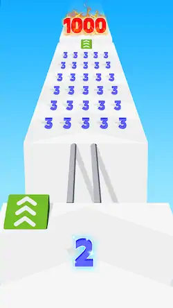 Скачать Number Merge: Run Master 3D Взломанная [MOD Много монет] APK на Андроид