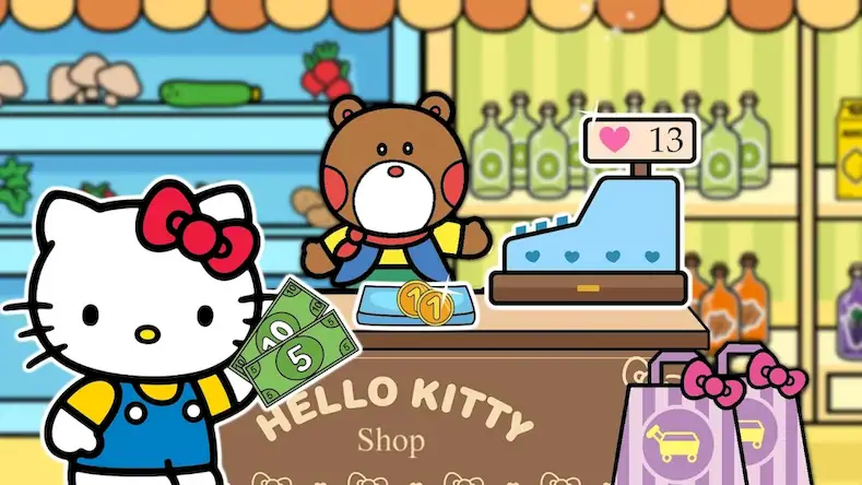 Скачать Hello Kitty: Игра Супермаркет Взломанная [MOD Unlocked] APK на Андроид
