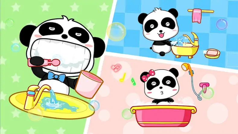 Скачать Baby Panda's Daily Life Взломанная [MOD Много денег] APK на Андроид