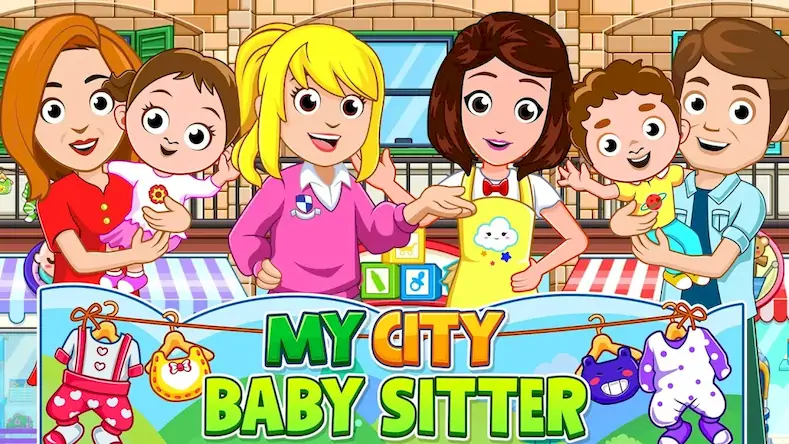 Скачать My City : Babysitter Взломанная [MOD Всё открыто] APK на Андроид