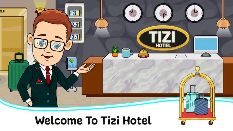 Скачать Город Tizi - Мой отель Игры Взломанная [MOD Unlocked] APK на Андроид