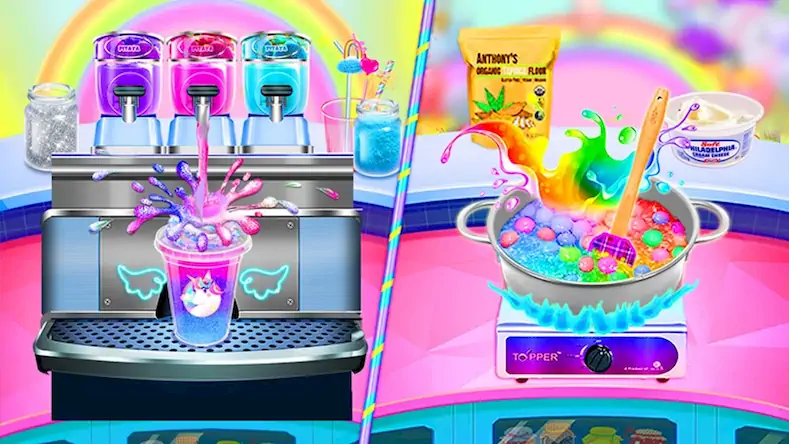 Скачать Ice Cream Games: Rainbow Maker Взломанная [MOD Бесконечные деньги] APK на Андроид