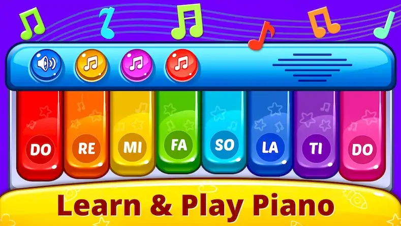 Скачать Baby Games: Piano & Baby Phone Взломанная [MOD Всё открыто] APK на Андроид