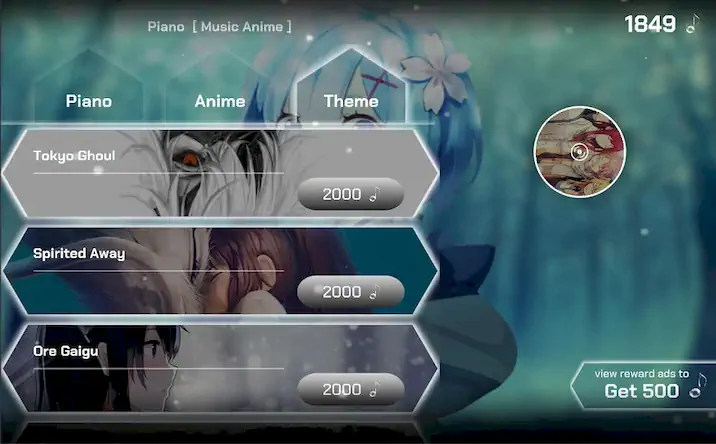 Скачать Piano Tile - The Music Anime Взломанная [MOD Бесконечные монеты] APK на Андроид
