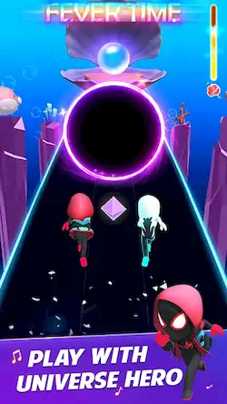 Скачать Universe Hero 3D - Music&Swing Взломанная [MOD Бесконечные монеты] APK на Андроид