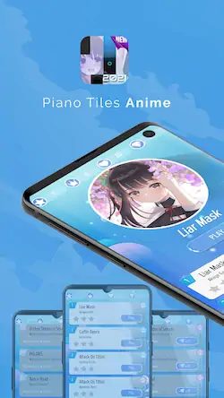 Скачать Piano Anime Tiles Music Взломанная [MOD Бесконечные монеты] APK на Андроид