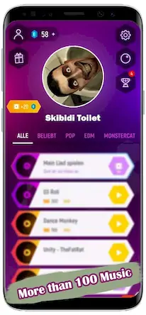 Скачать Skibidi Toilet Tiles Hop Piano Взломанная [MOD Unlocked] APK на Андроид
