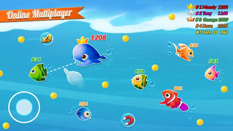 Скачать Fish.IO Fish Games Shark Games Взломанная [MOD Бесконечные монеты] APK на Андроид
