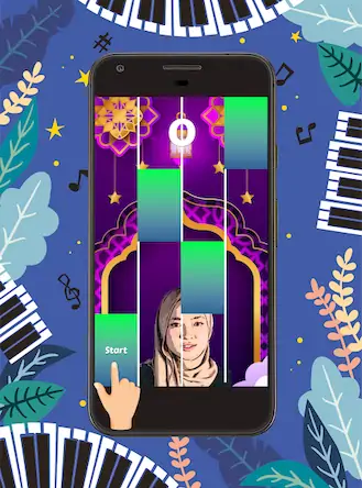 Скачать Nissa Sabyan Piano Tiles Game Взломанная [MOD Много монет] APK на Андроид