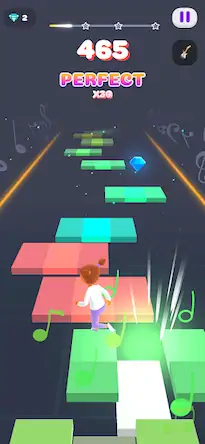 Скачать Melody Run - Cute Popcat Music Взломанная [MOD Unlocked] APK на Андроид