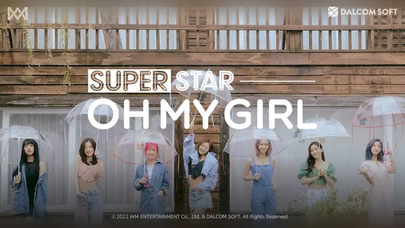 Скачать SuperStar OH MY GIRL Взломанная [MOD Бесконечные монеты] APK на Андроид