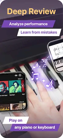 Скачать Simpia: Learn Piano Super Fast Взломанная [MOD Всё открыто] APK на Андроид
