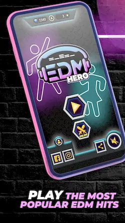 Скачать Guitar Hero Game: EDM Music Взломанная [MOD Всё открыто] APK на Андроид