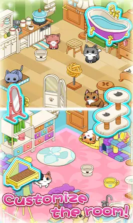 Скачать Cat Room - Cute Cat Games Взломанная [MOD Unlocked] APK на Андроид