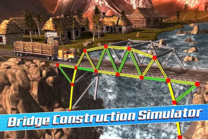 Скачать Bridge Construction Simulator Взломанная [MOD Unlocked] APK на Андроид