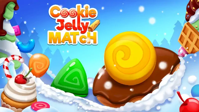 Скачать Cookie Jelly Match Взломанная [MOD Бесконечные деньги] APK на Андроид