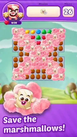 Скачать Lollipop Sweet Heroes Match3 Взломанная [MOD Бесконечные монеты] APK на Андроид