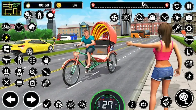 Скачать BMX Cycle Games 3D Cycle Race Взломанная [MOD Бесконечные деньги] APK на Андроид