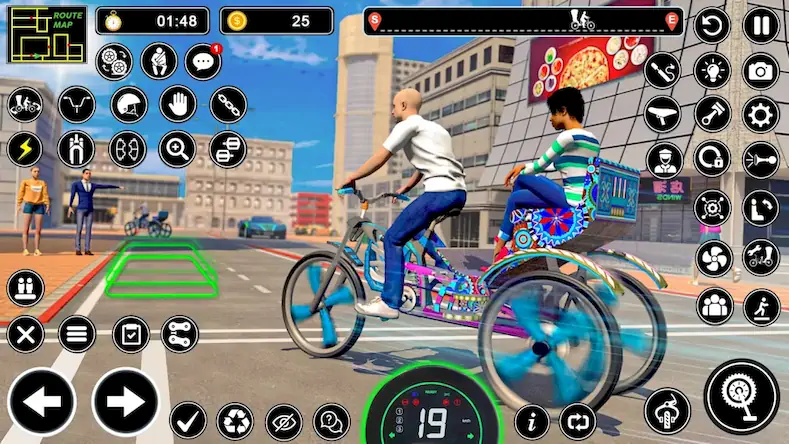 Скачать BMX Cycle Games 3D Cycle Race Взломанная [MOD Бесконечные деньги] APK на Андроид