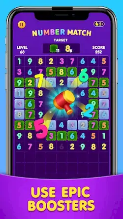 Скачать Number Match: Ten Crush Puzzle Взломанная [MOD Unlocked] APK на Андроид