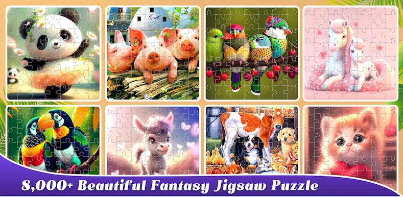 Скачать Fantasy Jigsaw - Magic Puzzle Взломанная [MOD Много денег] APK на Андроид