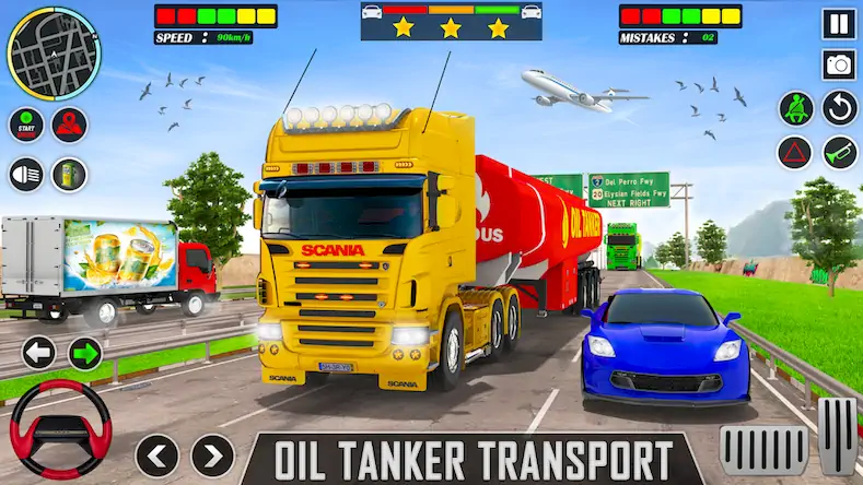 Скачать Offroad Oil Tanker Truck Games Взломанная [MOD Бесконечные монеты] APK на Андроид
