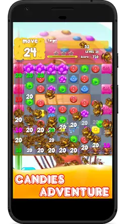 Скачать Candy 2023-Candy Match 3 Game Взломанная [MOD Unlocked] APK на Андроид