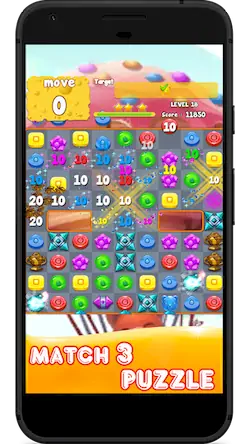 Скачать Candy 2023-Candy Match 3 Game Взломанная [MOD Unlocked] APK на Андроид