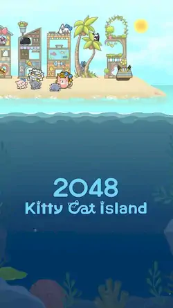Скачать 2048 Kitty Cat Island Взломанная [MOD Unlocked] APK на Андроид